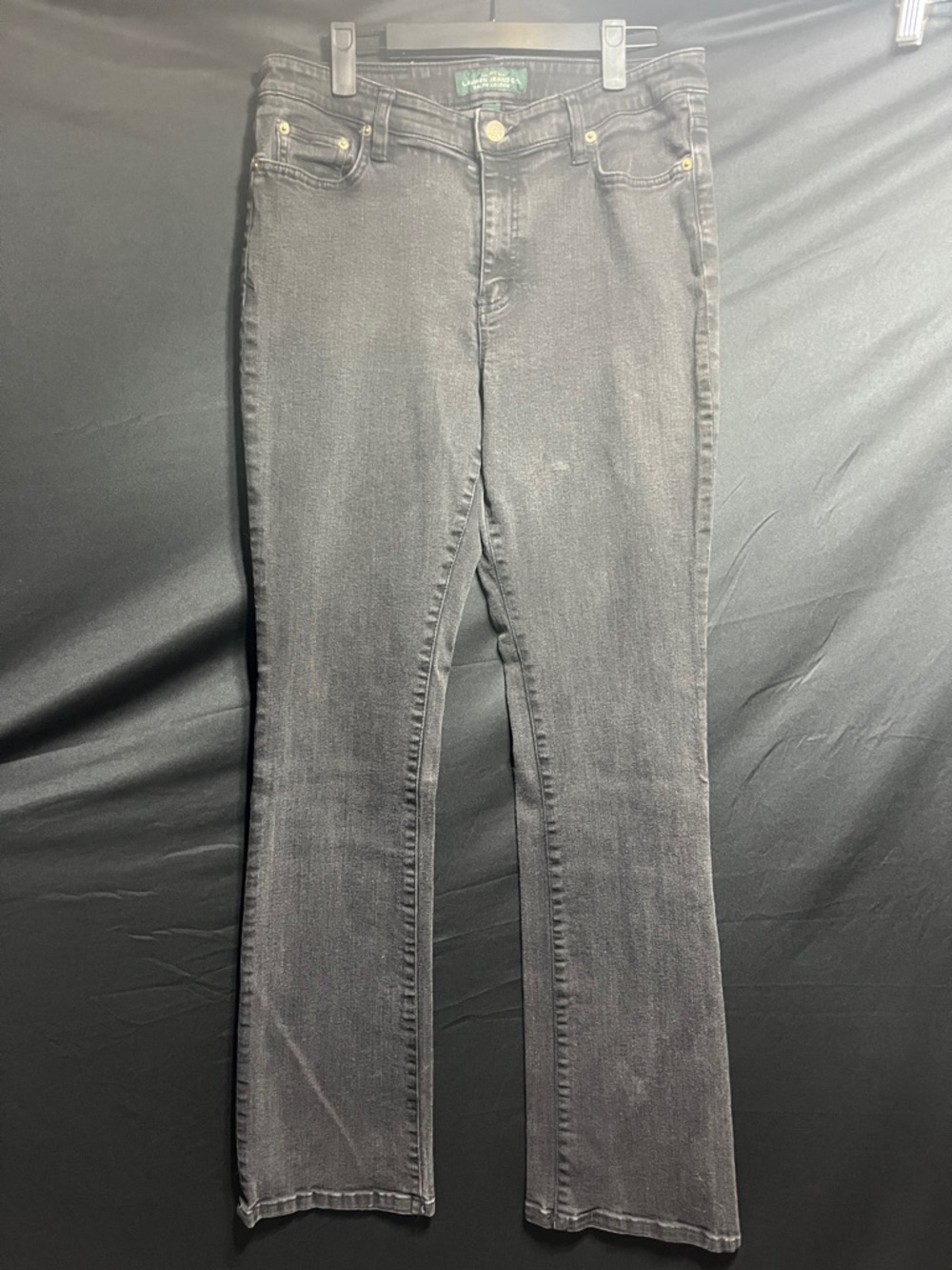 LRL LAUREN JEANS CO. Classic Women's Black Jeans